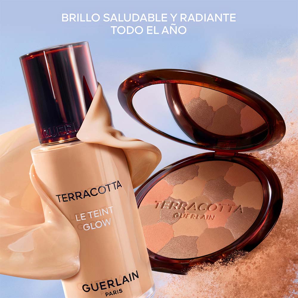 TERRACOTTA LE TEINT GLOW BASE DE MAQUILLAJE LUMINOSIDAD NATURAL LARGA DURACIÓN SIN TRANSFERENCIA (BASE DE MAQUILLAJE PARA ROSTRO)